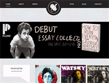 Tablet Screenshot of georgewatsky.com